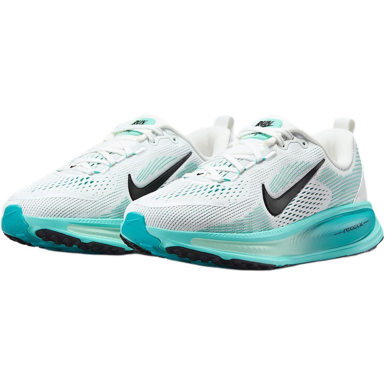 Vomero 18 противоскользящие износостойкие низкие детские беговые кроссовки white/green Nike, белый/зеленый — фото 4
