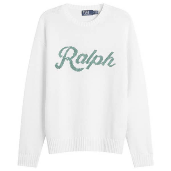 

Оригинальный вязаный джемпер Ralph Polo Ralph Lauren, deckwash белый combo