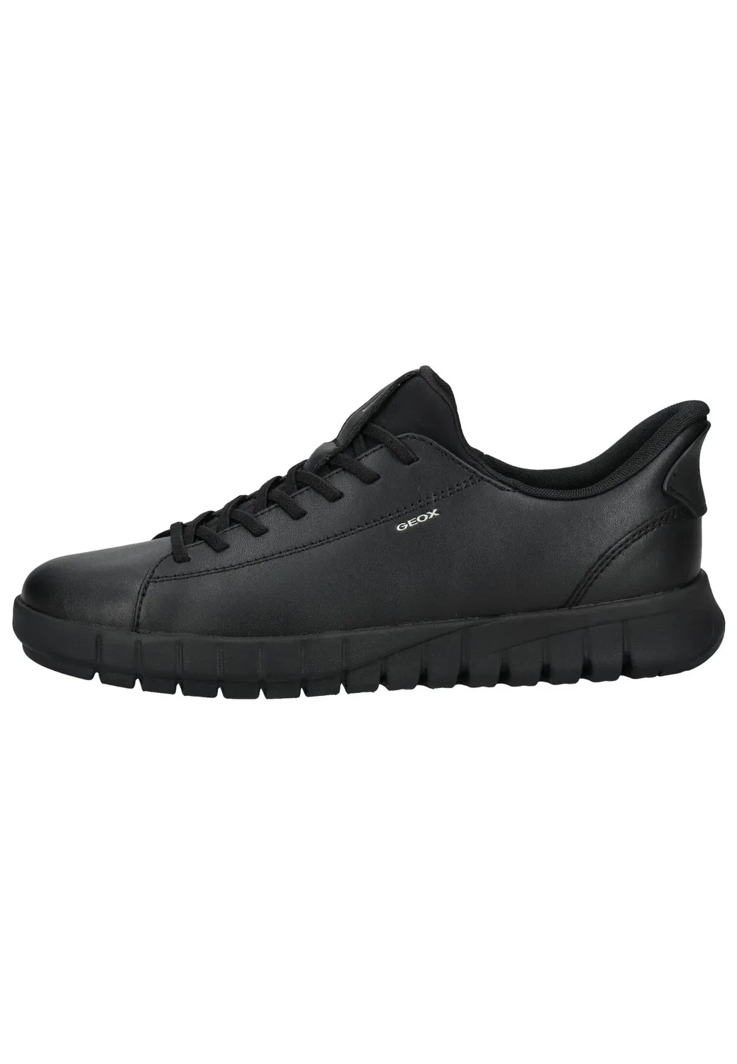 Sneakers low из кожи, Geox, черный — фото 2