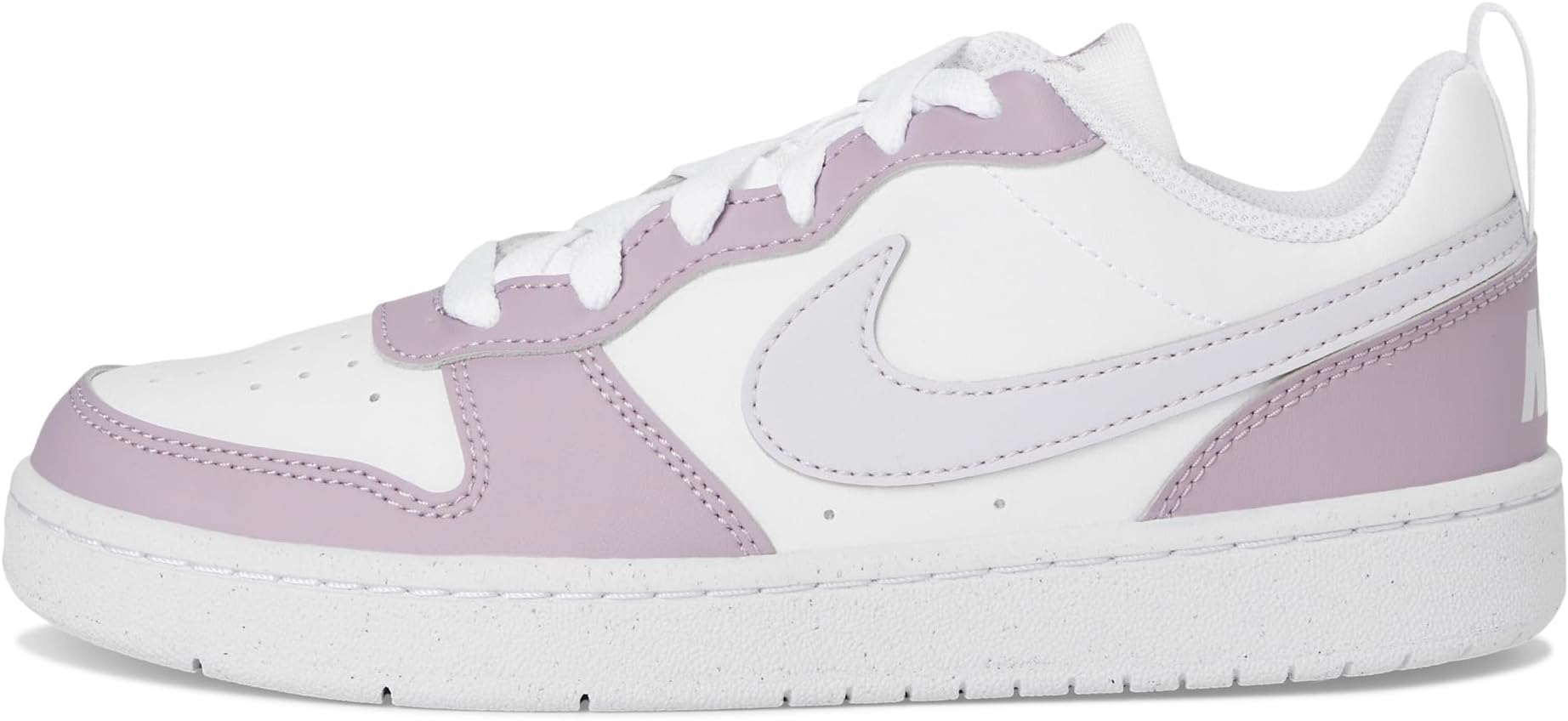 Кроссовки Nike Kids Court Borough Low Recraft, цвет White/Venice/Plum Fog/White — фото 4