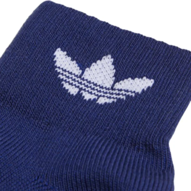 Adidas Originals Детские носки 3 пары белый/ночное небо фиолетовый/лесной зеленый — фото 3