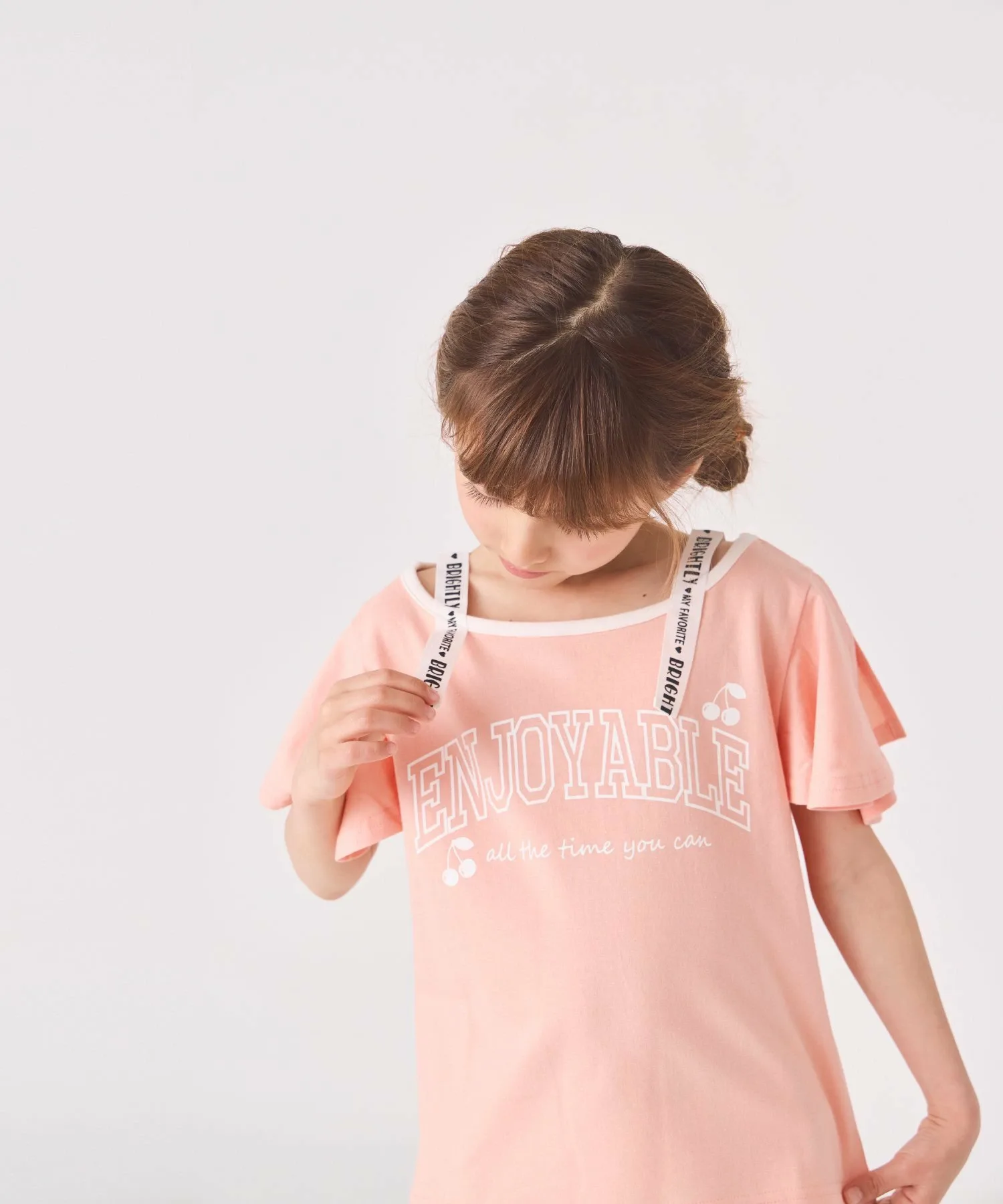 Футболка с короткими рукавами и логотипом Ever Closet, Salmon pink — фото 2