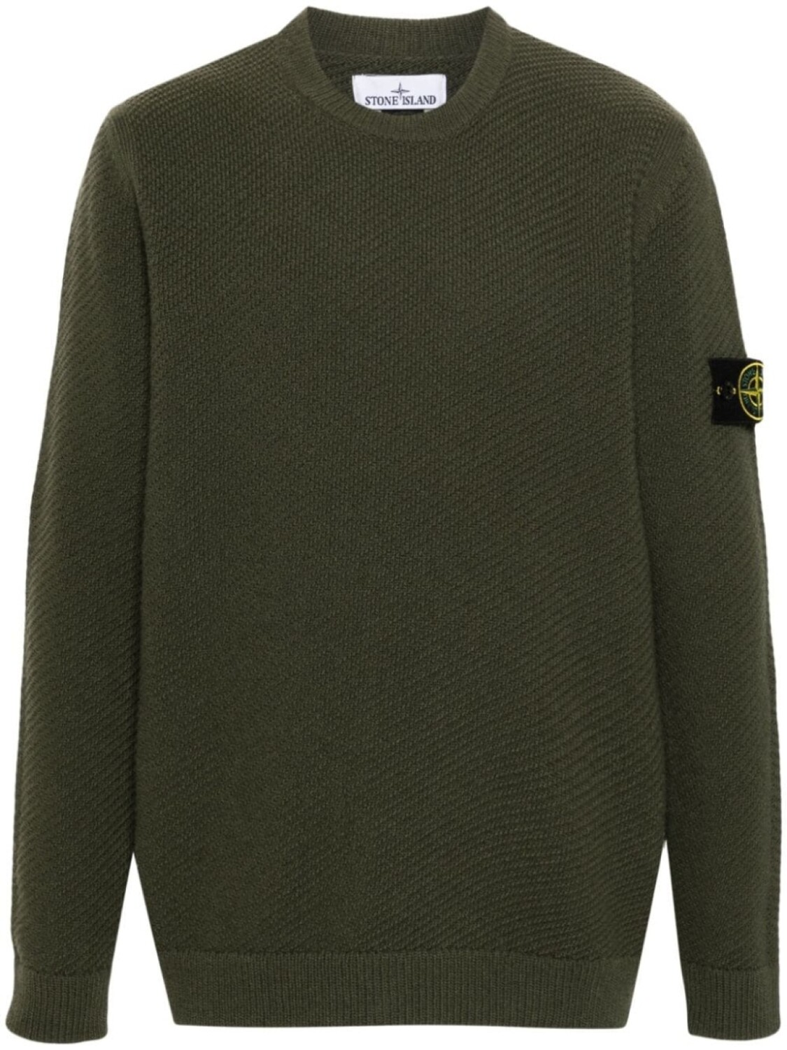 

Stone Island шерстяной джемпер с изображением компаса, зеленый