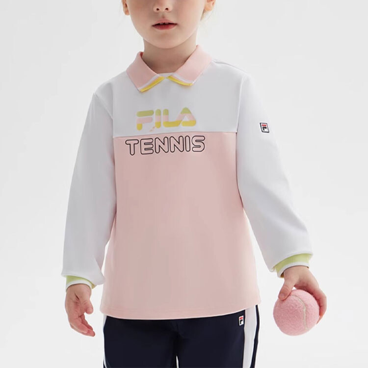 Детская футболка Fila Kids, цвет Light gauze powder — фото 3