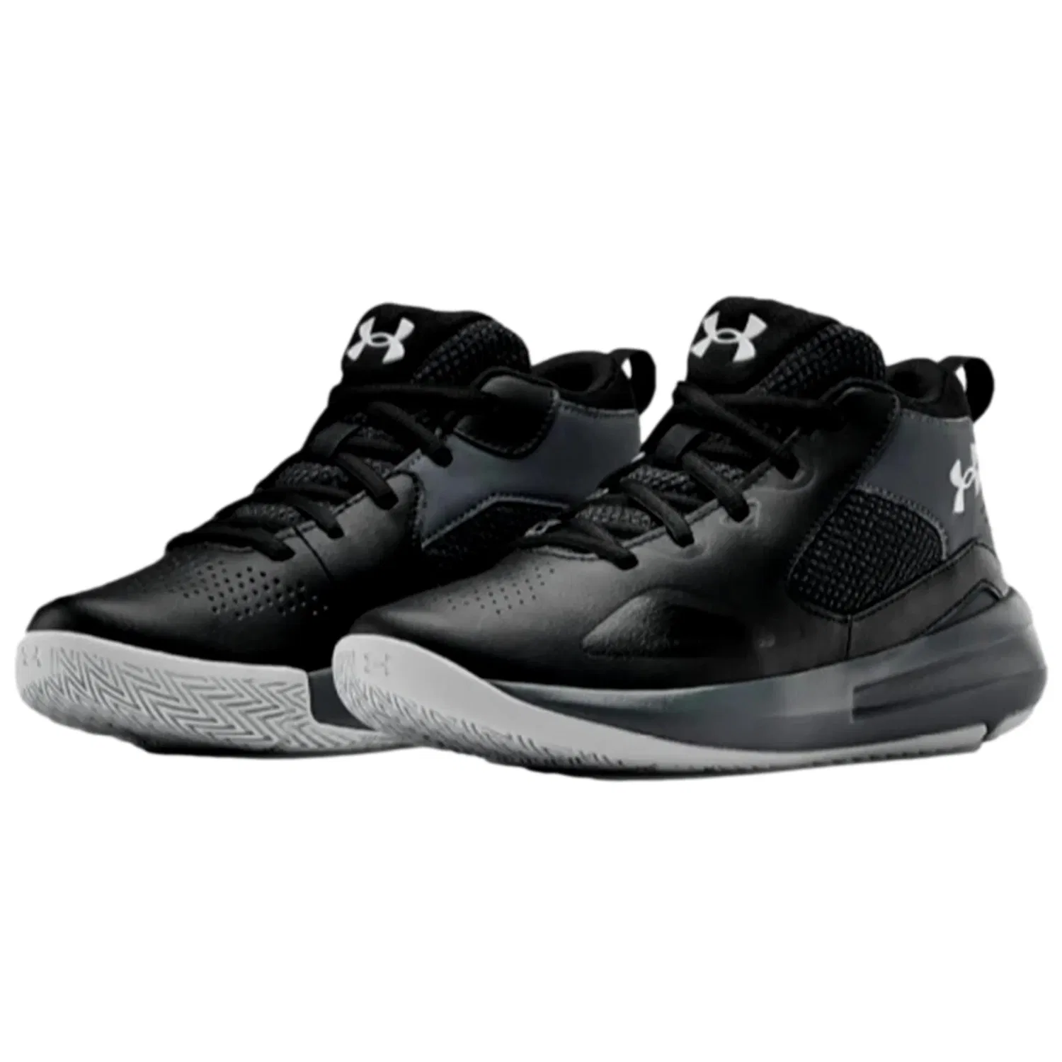 Кроссовки Under Armour Lockdown 5 Black / Grey 3023533-001 для начальной школы — фото 2