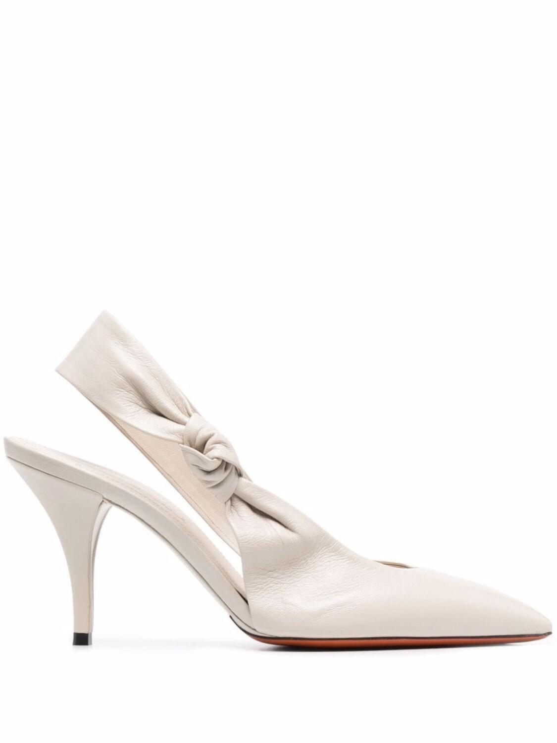 

Santoni туфли с ремешком на пятке, нейтральный цвет