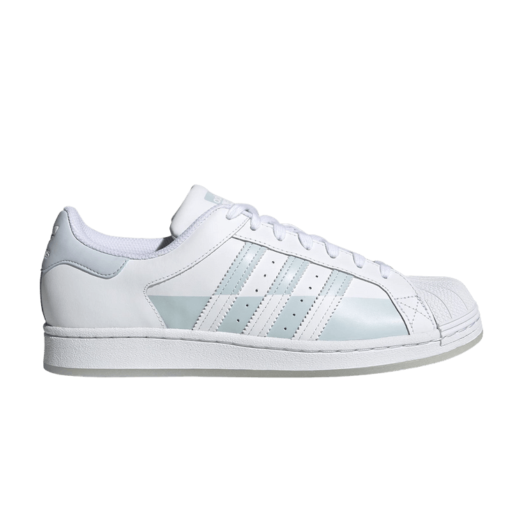 

Кроссовки adidas Superstar 'Split - White Halo Blue', белый