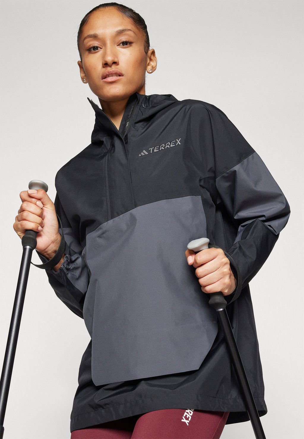 Водонепроницаемая куртка ANORAK Adidas Terrex, черный — фото 4
