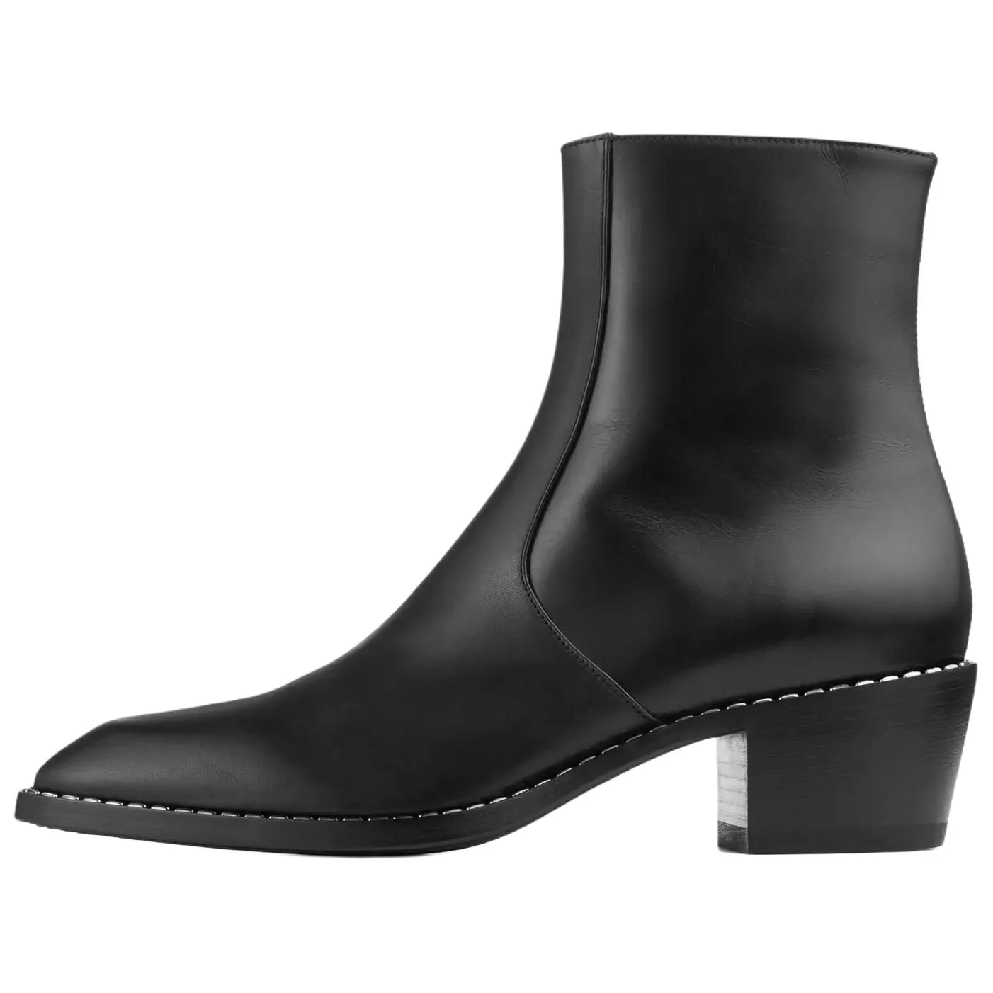 Кожаные ботинки Wilder Cow Jimmy Choo, черный