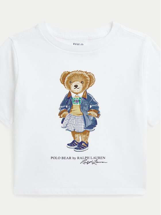 Футболка свободного кроя 312965155001 Polo Ralph Lauren, белый — фото 3