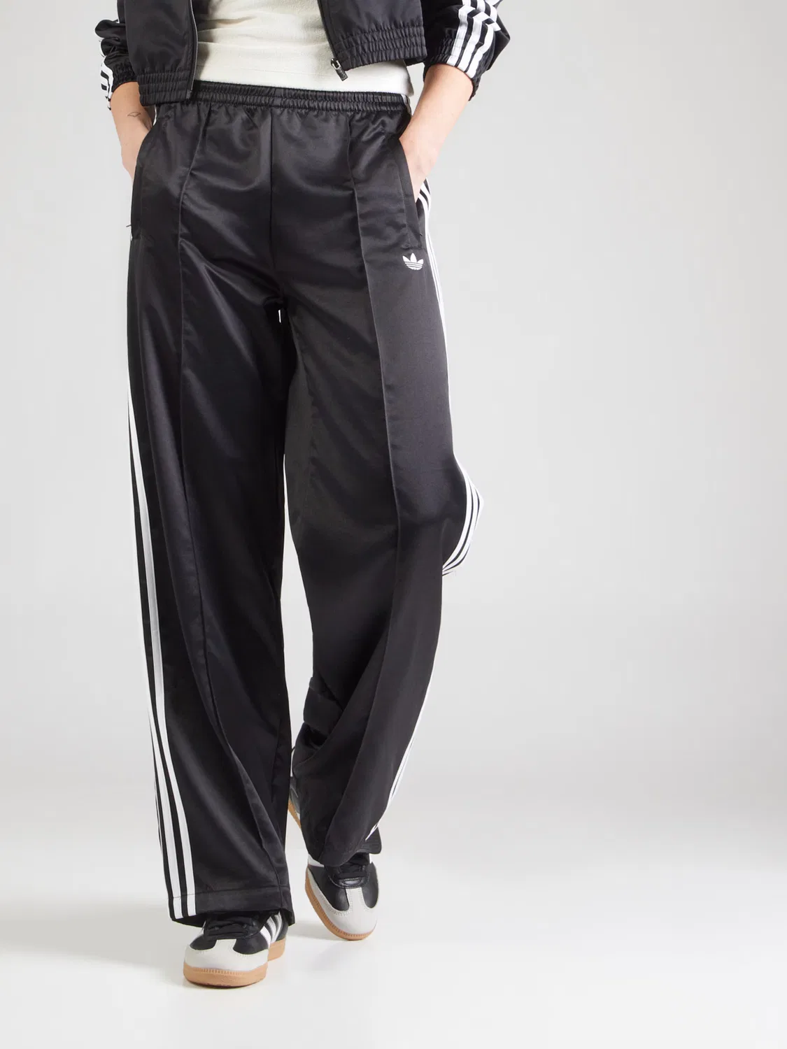 Брюки Adidas Originals свободного кроя SST черного цвета — фото 3