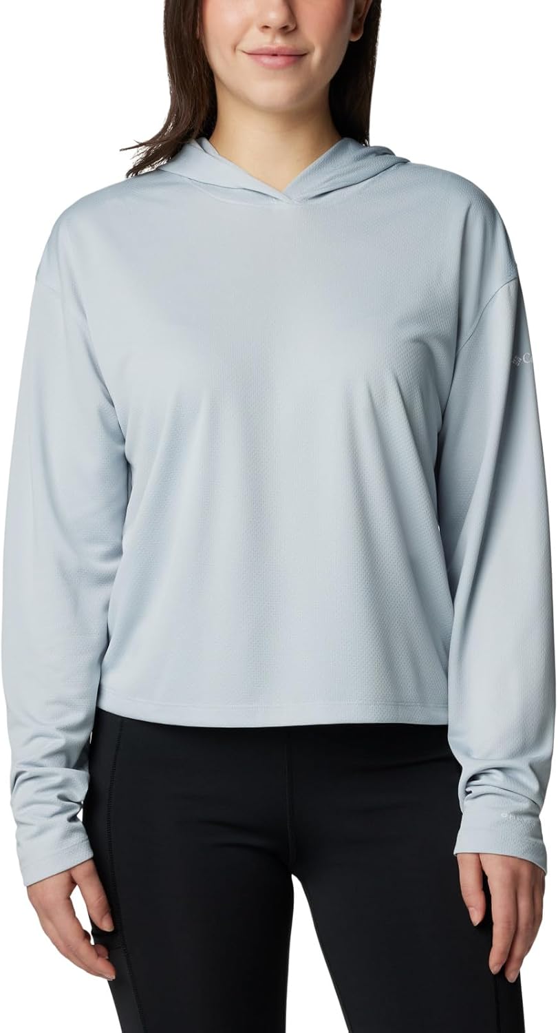 

Columbia женская толстовка с капюшоном Pfg Solar Stream, Cirrus Grey