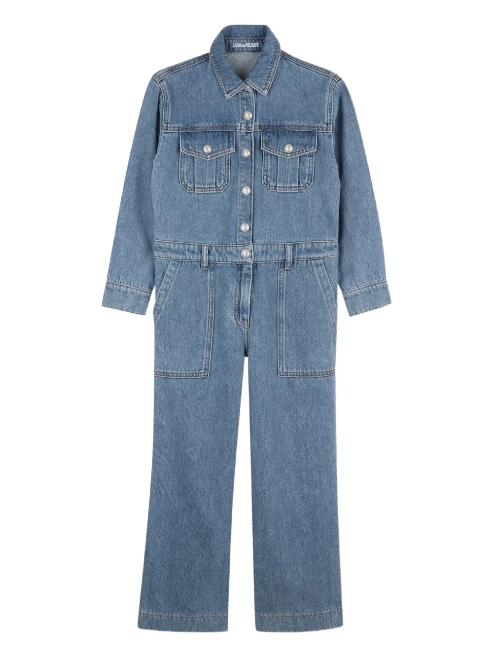 

Джинсовый комбинезон Zadig & Voltaire Kids, синий