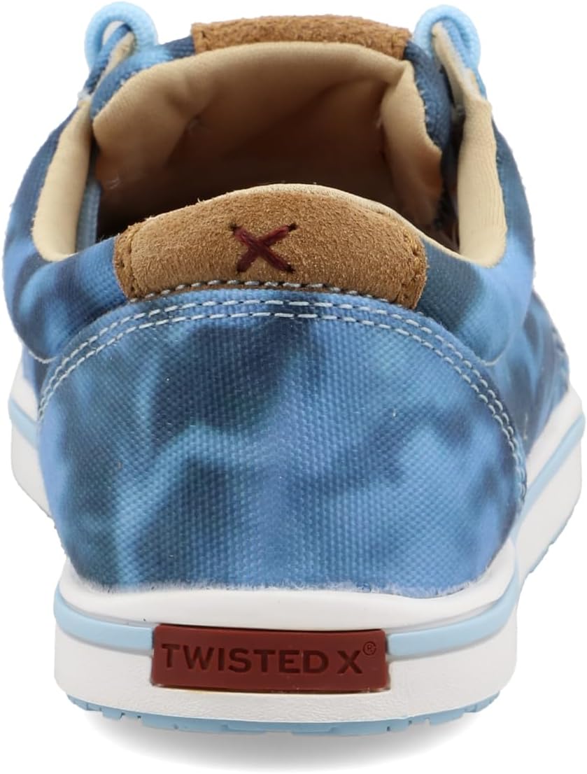 Мужские повседневные ковбойские кроссовки Twisted X в стиле Hooey Loper, светло-серые, синий — фото 3