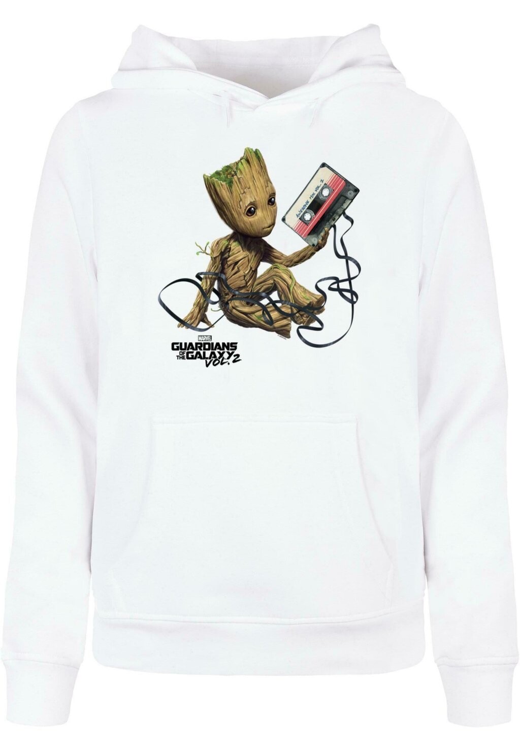 

Толстовка MARVEL GUARDIANS OF THE GALAXY GROOT TAPE ABSOLUTE CULT, белый