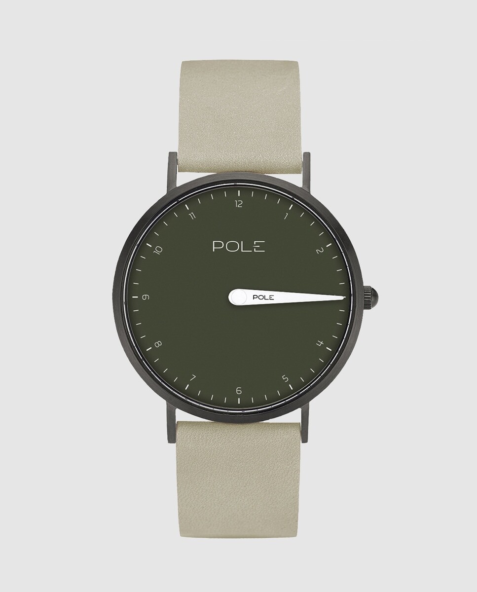 

Pole Watches Женские часы THE 36 N-1003VE-BL08 бежевые кожаные Pole Watches, бежевый