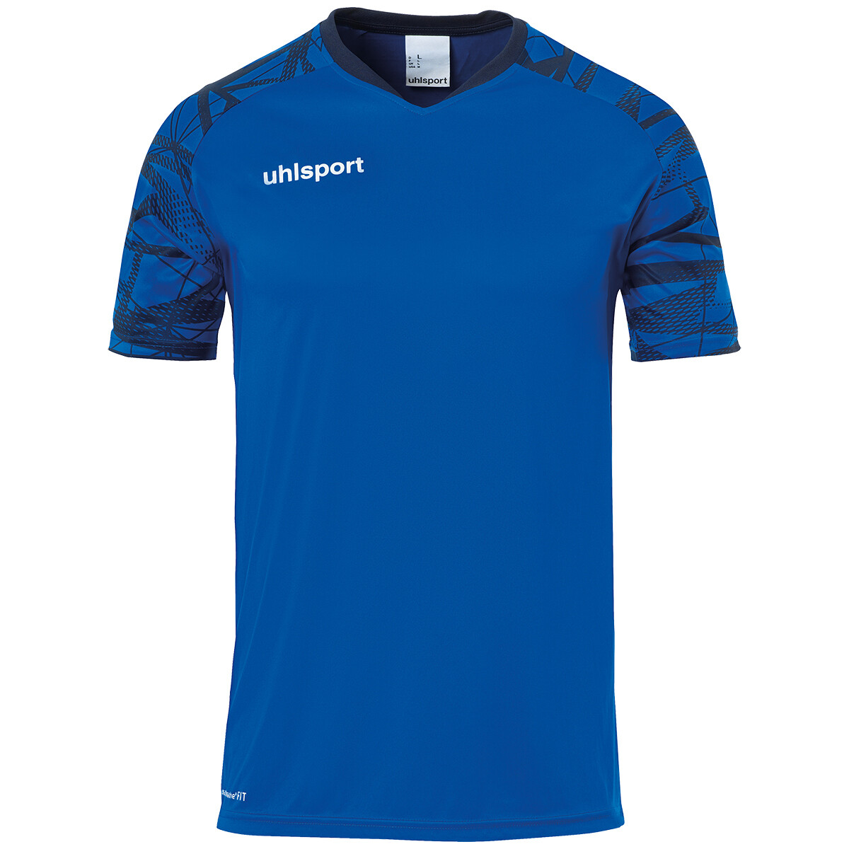 

Рубашка uhlsport Trainings T Shirt GOAL 25 TRIKOT KURZARM, цвет azurblau/marine