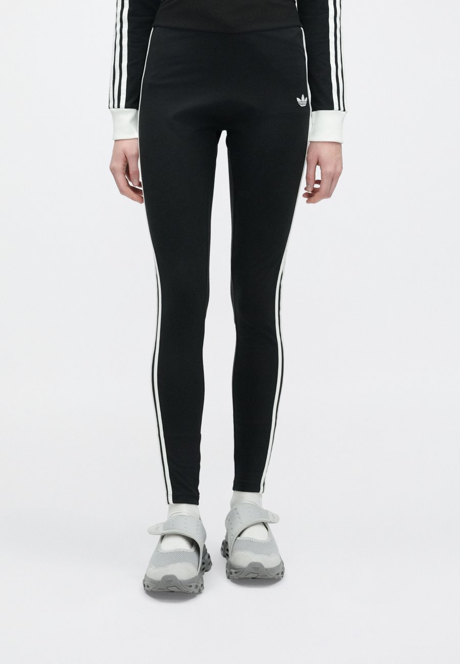Брюки Adidas Originals Leggings, Black/White/Black — фото 4