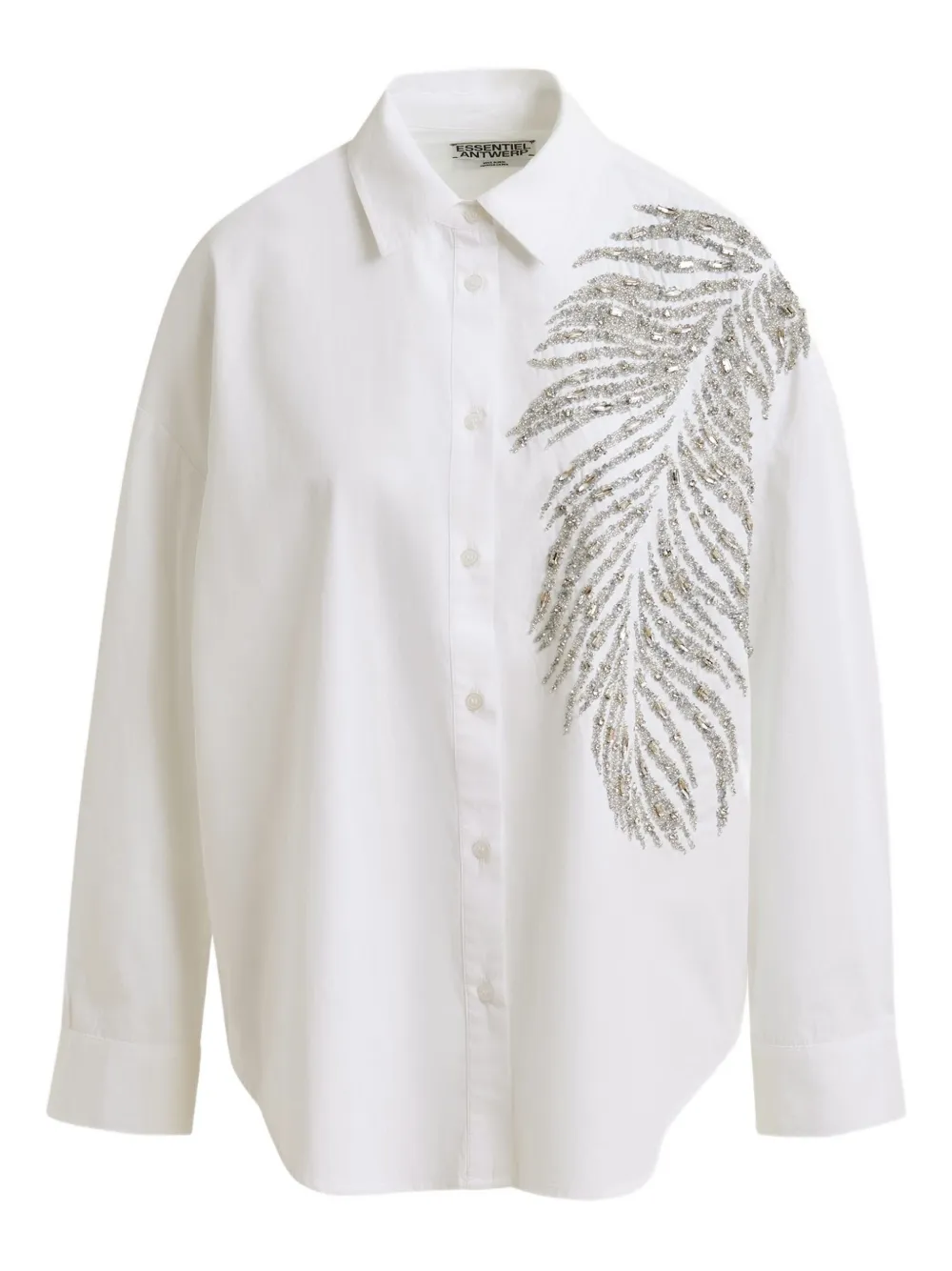 

Футболка Iliza с перьями Essentiel Antwerp, белый