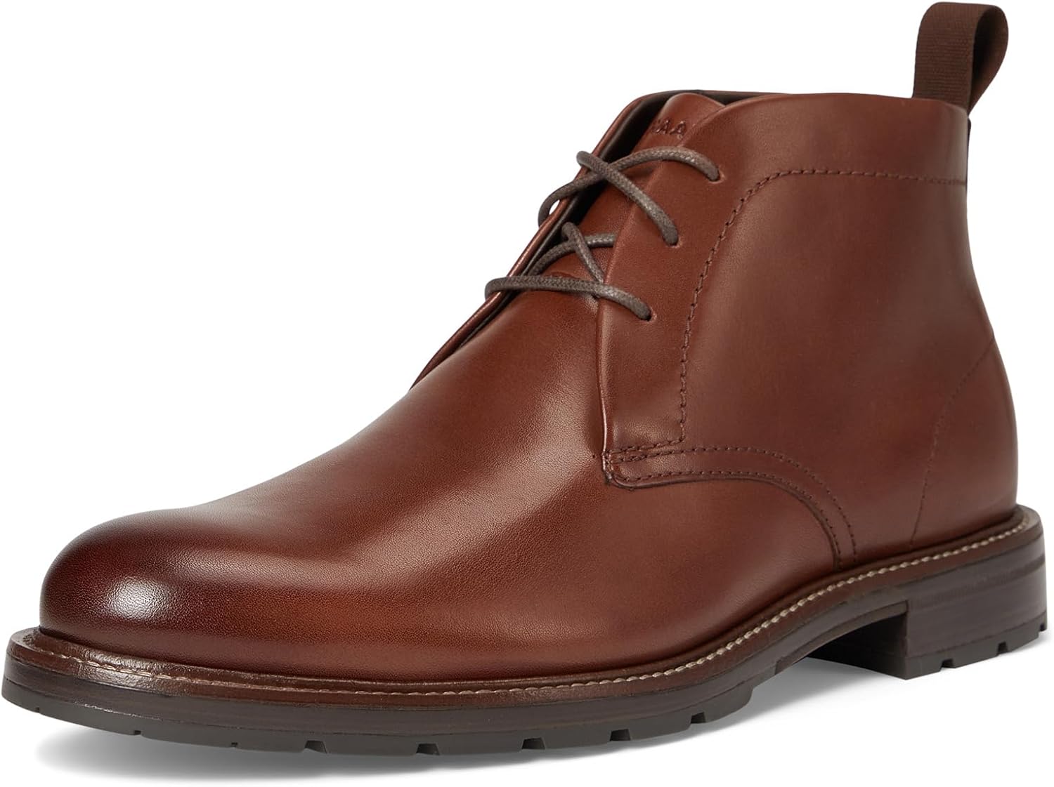 Мужские ботинки Cole Haan Roundhill Grand Chukka, Woodbury/Dark Natural Waterproof — фото 2