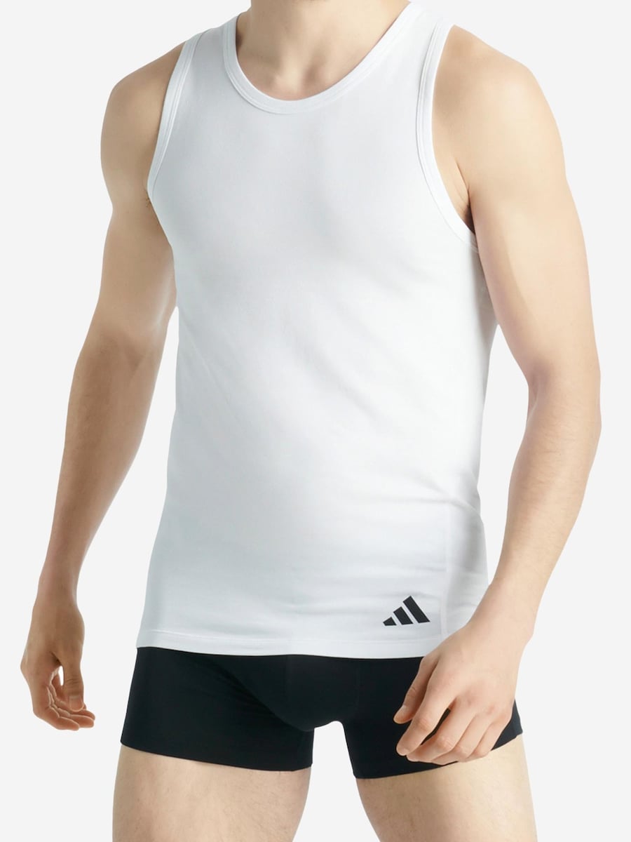 Нижняя рубашка ADIDAS SPORTSWEAR Active Flex Cotton Ergonomic, белый — фото 4