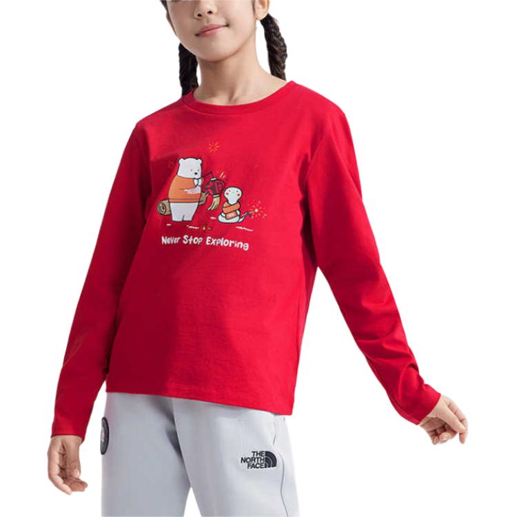 THE NORTH FACE Футболка Planet Red для детей 3-7 лет — фото 4