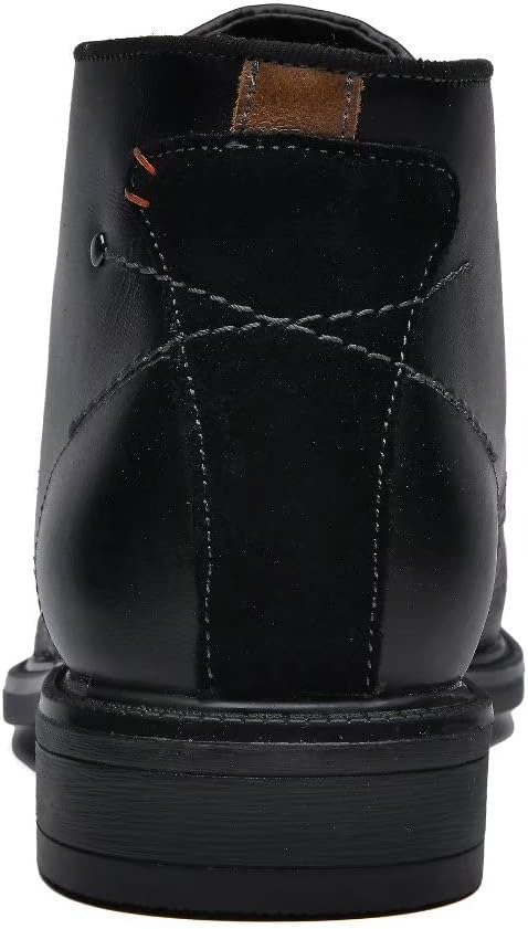 Мужские ботинки Arkbird Chukka из натуральной кожи, классические повседневные ботинки оксфордского стиля, черный — фото 4