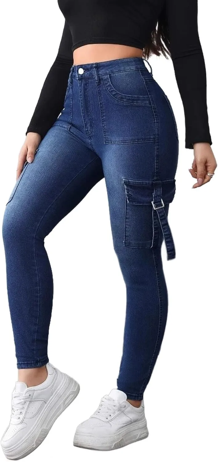 

Женские джинсы Skinny Fit Stretchy с карманами