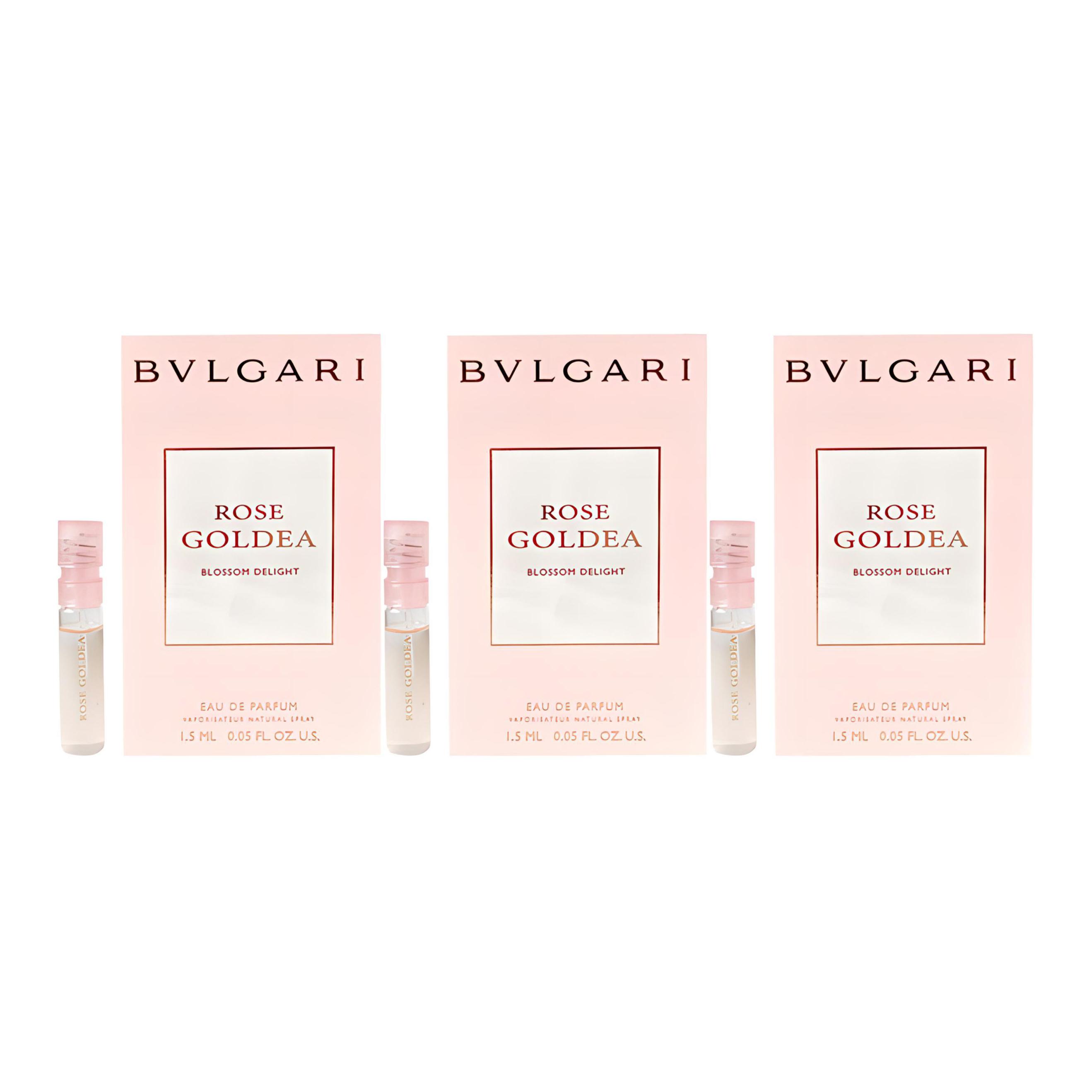 

BVLGARI Набор пробников Joyful Rose Eau De Parfum, комплект из трех флаконов, тестовый набор Eau De Parfum 1,5 мл*3