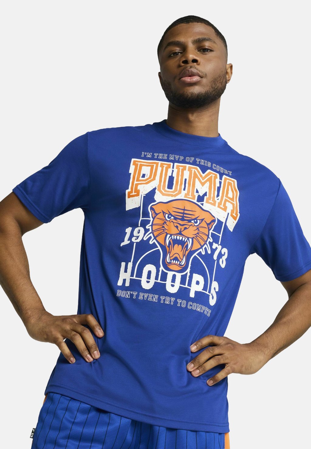 

Футболка с принтом RIVAL RAGE BASKETBALL Puma, синий