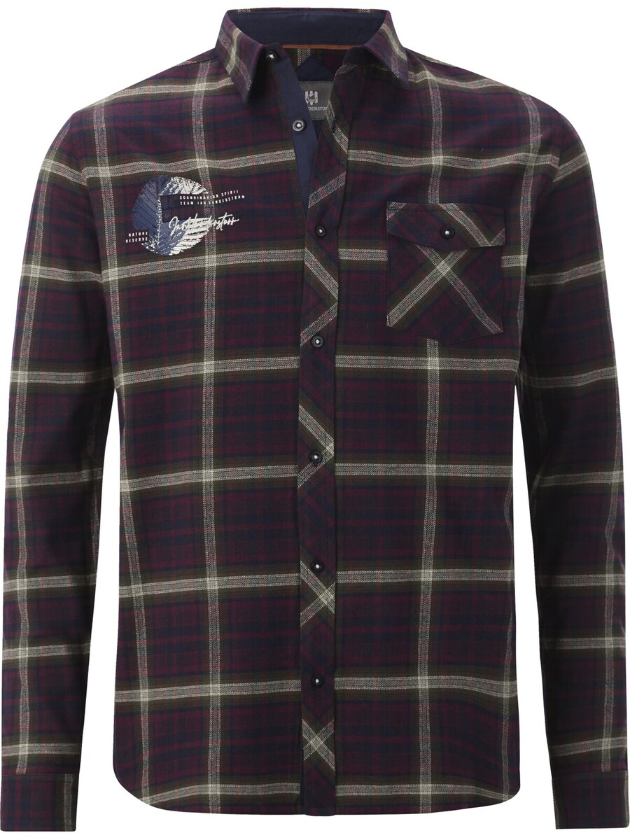 

Рубашка на пуговицах Comfort fit Jan Vanderstorm Olsgren , Dark red