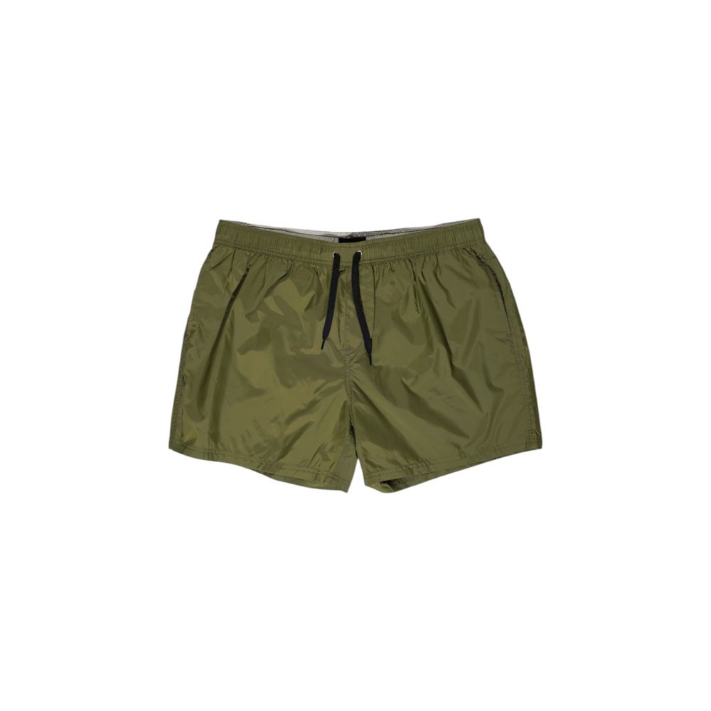 

Зеленые полиэстеровые шорты для плавания Refrigiwear