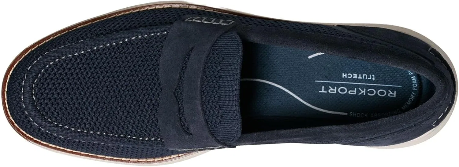 Мужские лоферы Rockport Lance, Darkblue — фото 2