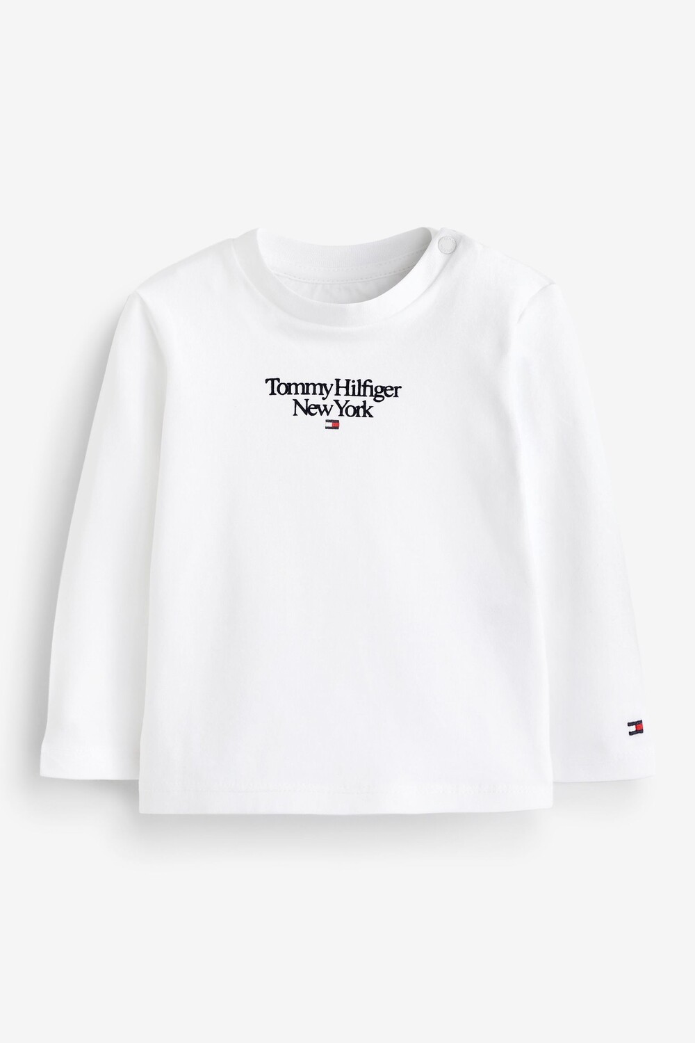 

Футболка с длинными рукавами и рисунком Baby Tommy Tommy Hilfiger, белый