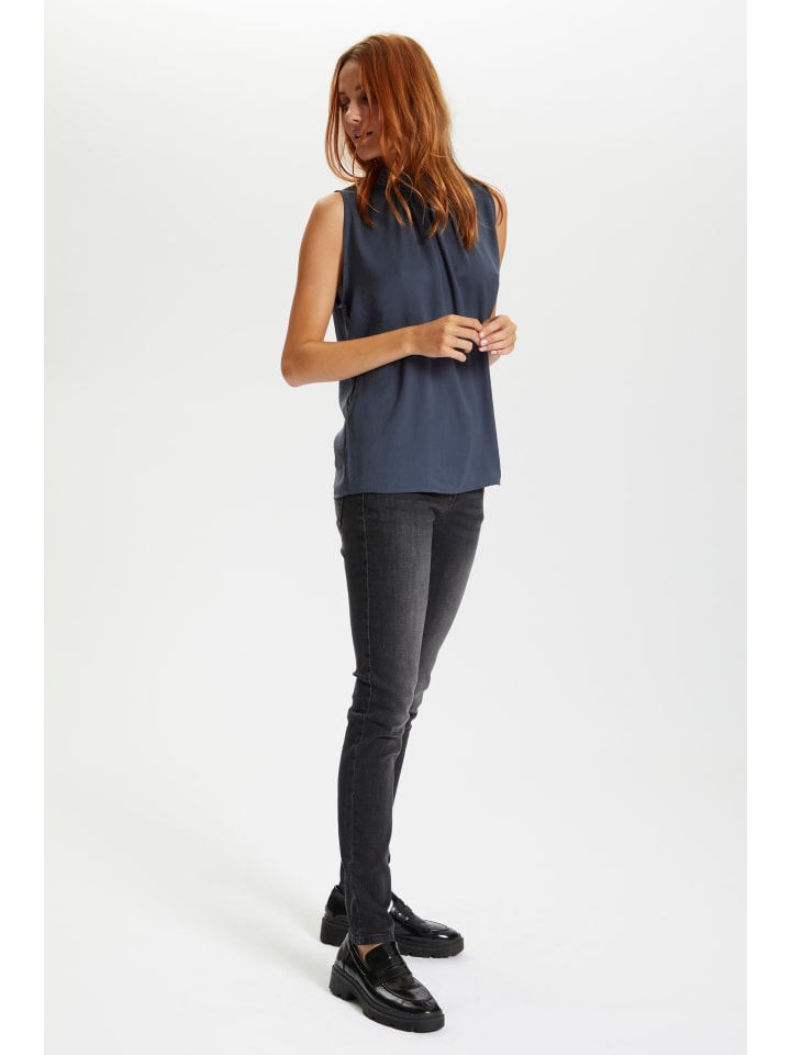 

Блузка без рукавов AileenSZ, прямого кроя, омбре-синего цвета SAINT TROPEZ