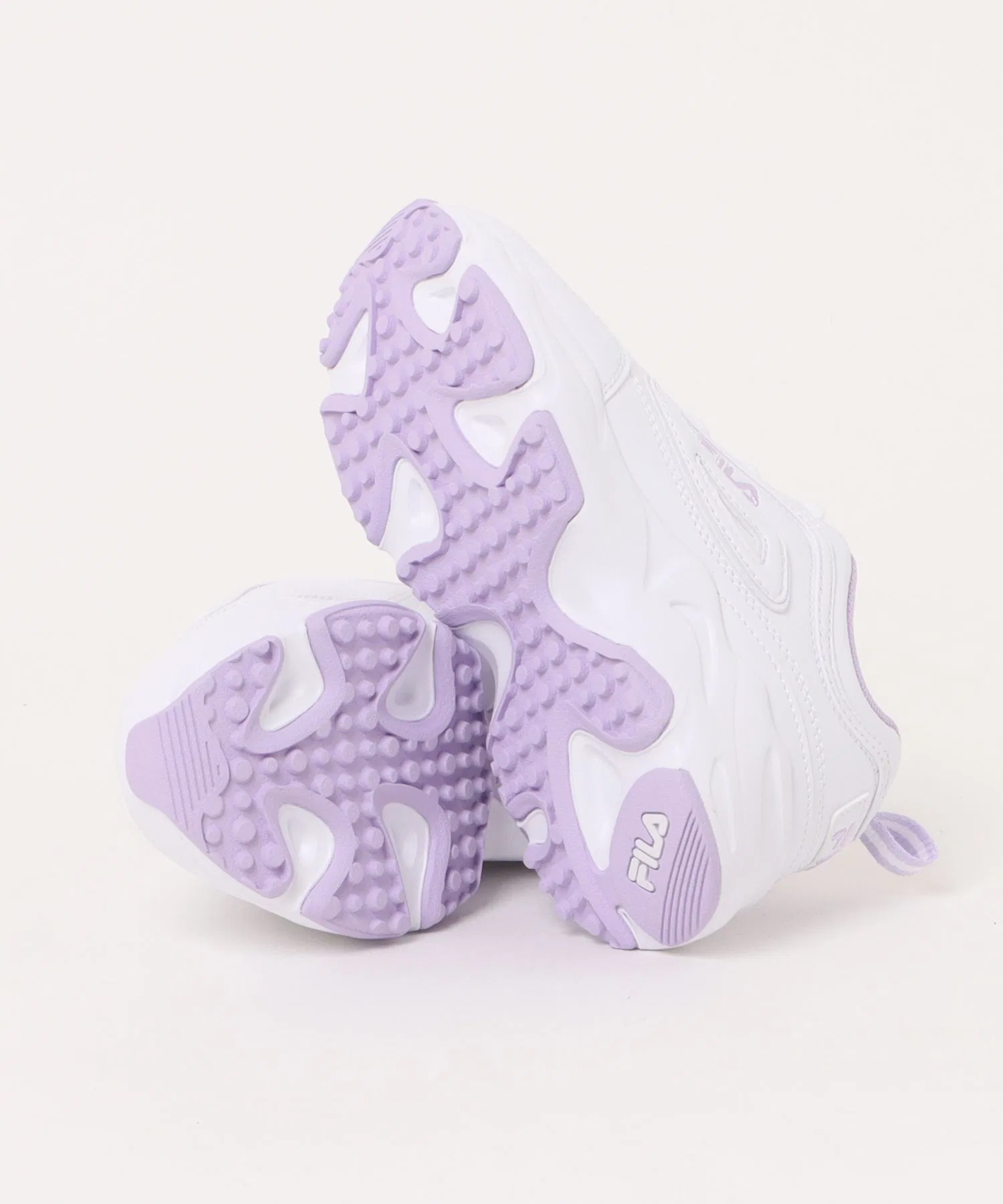Детские кроссовки FILA DISTRACER HEART KD из искусственной кожи фиолетовые — фото 3