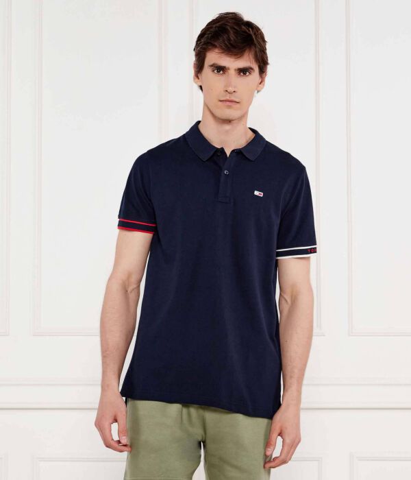 

Рубашка поло Slim fit Tommy Jeans, синий