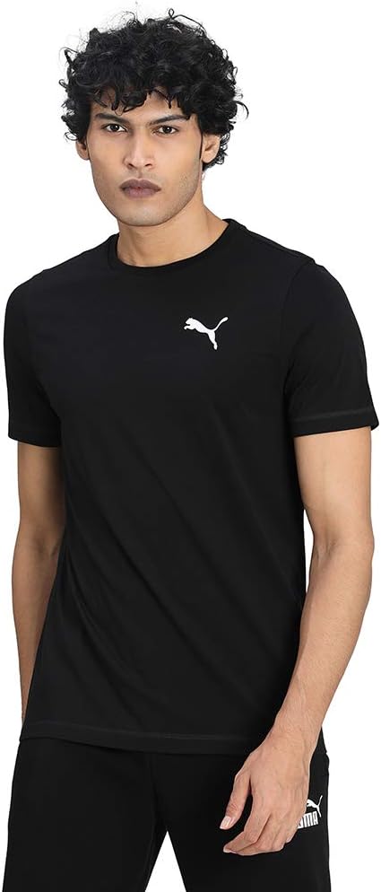 

Мужская повседневная спортивная футболка Puma 586726 с коротким рукавом, черный