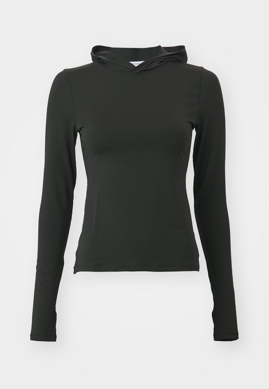 

Топ с длинными рукавами EMILY HOODED LONGSLEEVE TOP Weekday, черный