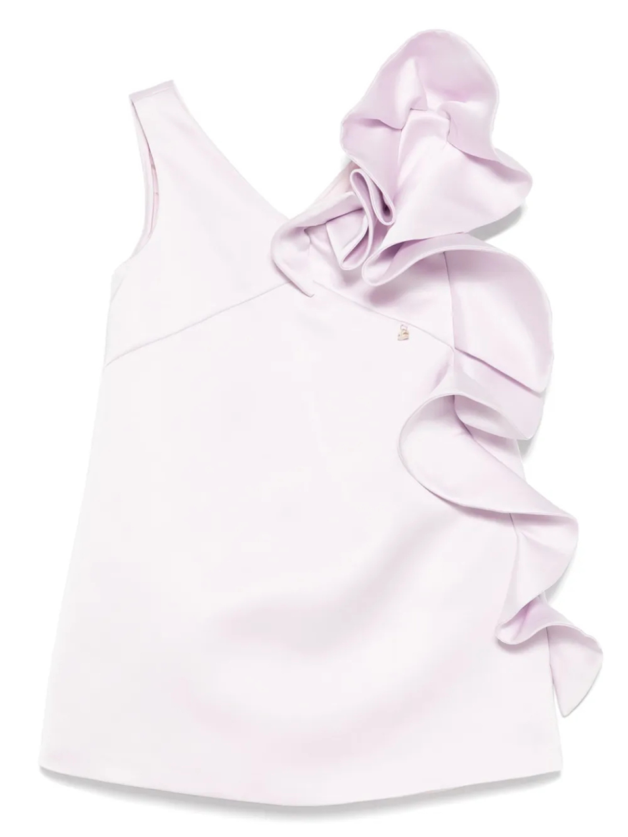 

Платье с оборками Elisabetta Franchi La Mia Bambina, розовый