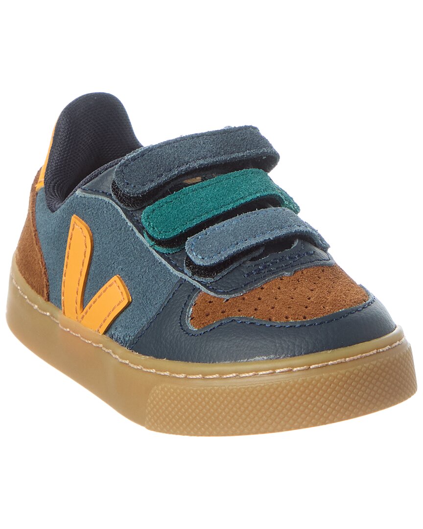 Кроссовки VEJA Small V-10 из замши, синий