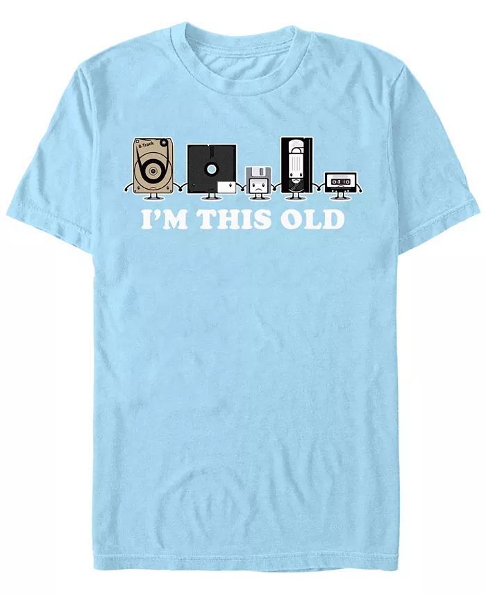 

Мужская футболка с коротким рукавом I'm This Old Design By Humans, синий