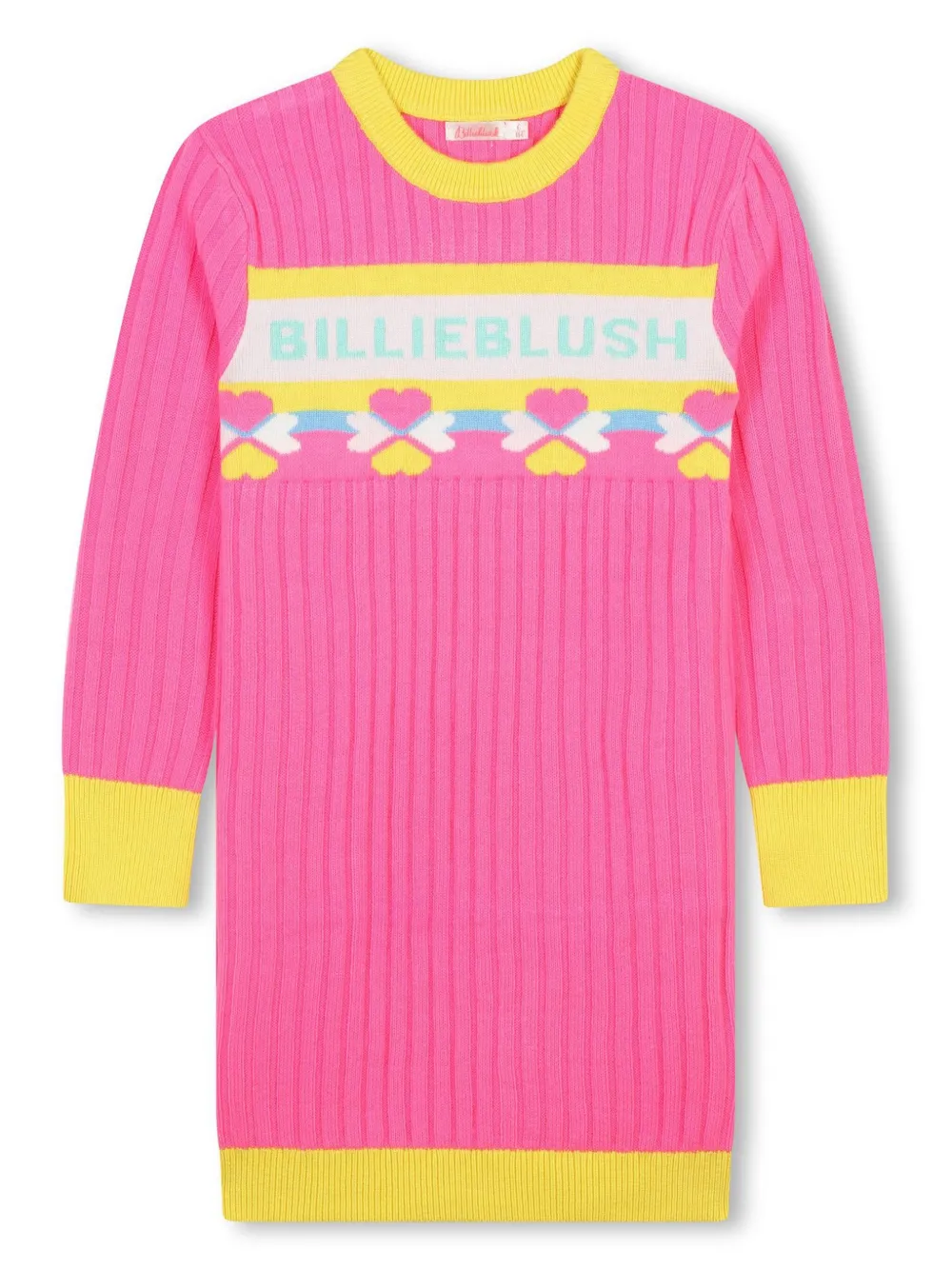 

Платье вязки интарсия Billieblush, розовый