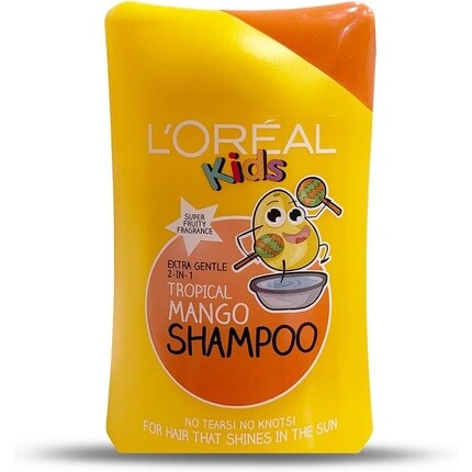 

L'Oreal Kids Extra Gentle Шампунь 2-в-1 с тропическим манго, 250 мл