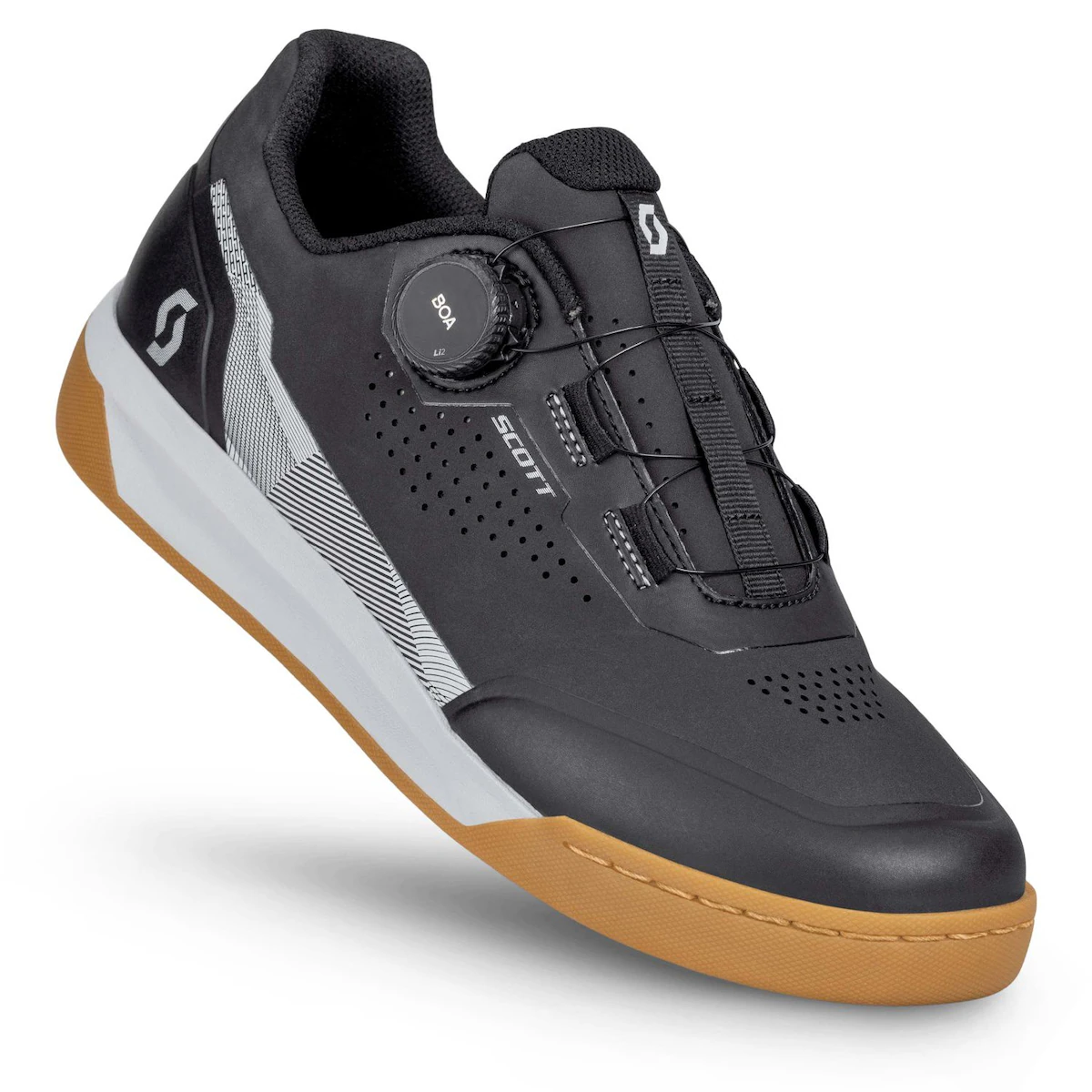 

Мужские велотуфли Scott Volt Evo Boa MTB с плоскими педалями, чёрный
