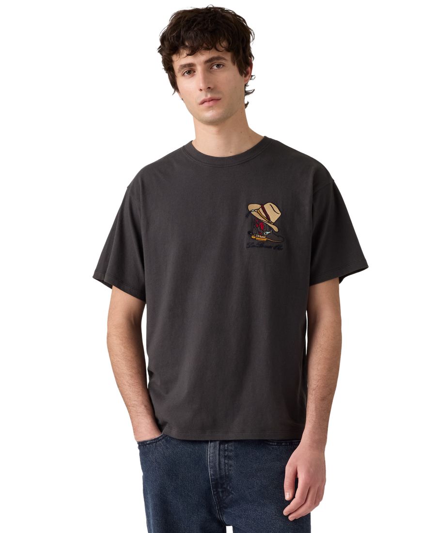 

Мужская футболка с графическим принтом в винтажном стиле свободного кроя Levi's, Bison