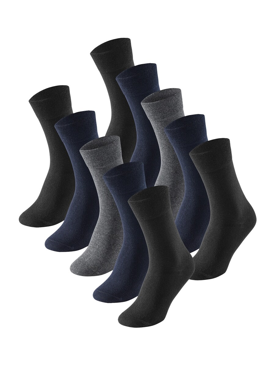 

Носки SCHIESSER Cotton Fit, цвет Blue/Grey/Black