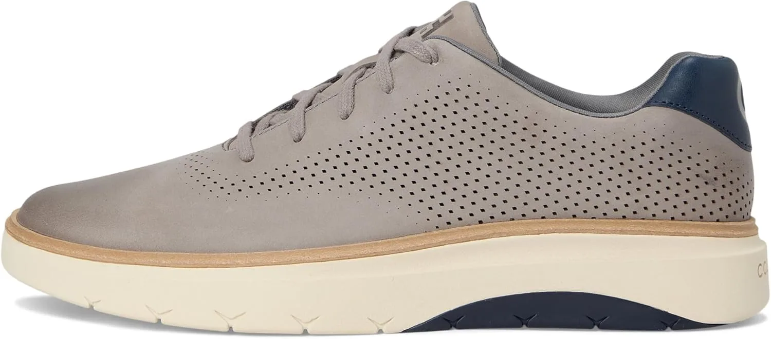 Мужские кроссовки Cole Haan Grandpro Featherarc с лазерной перфорацией, серебряный/темно-синий — фото 4