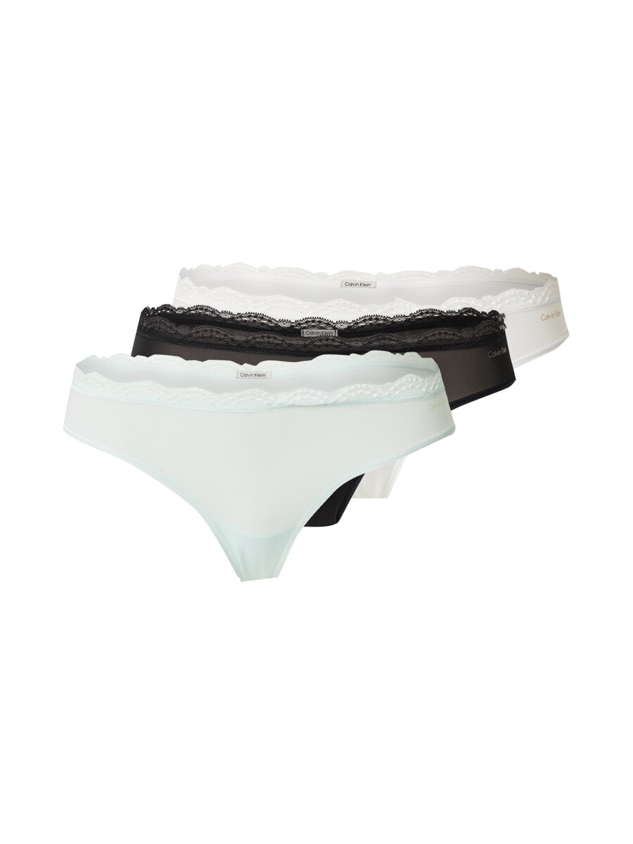 

Стринги Calvin Klein Underwear, цвет Mint/Black/White