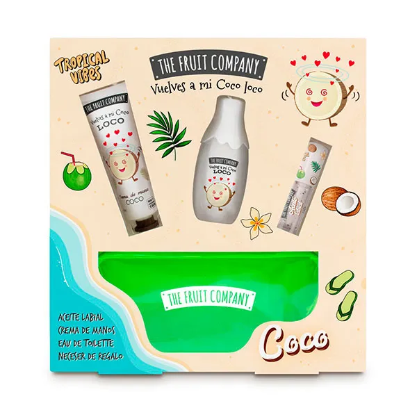 

Туалетная вода для женщин Set Summer Coco The Fruit Company, 1 UD